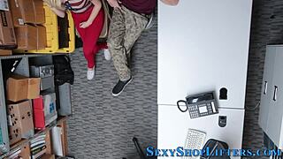 Teen Thief Caught and Given Sticky Facial Punishment