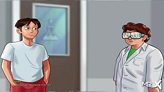 ¡No puedo creer que le di duro a ese culo africano en SummertimeSaga, episodio 94!