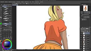 gravity rush kat flashing speedpaint