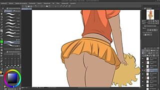 gravity rush kat flashing speedpaint