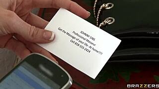 jenni lee stretches pants for johnny sins