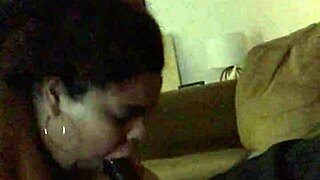 BBW gives blowjob during Avengers movie night