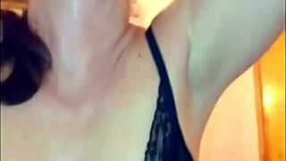 Sexy mature and two men - amateur sex