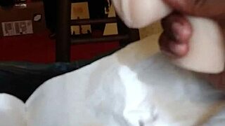 masturbating with toy in my pussy feels so good.