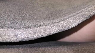 Slutty milf wife masturbates her wet fertile pussy to orgasm in homemade missionary