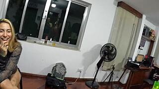 Lexi Mallet's Emotional First Time Naked in Mansion with Group Bareback and Ass Worship.