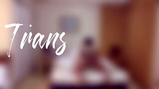 asian shemale strips naked, dances sexy, rips clothes, masturbates big cock