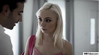 Blonde Chloe Temple Seduces Tutor with Big Tits Ass and Cum on Face