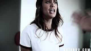 ignorant guy feels frustration trying to convert lesbian stepsis uma jade to straight