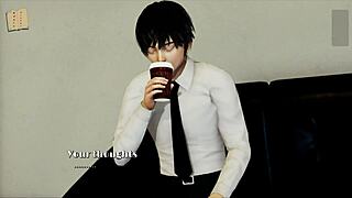 brunette rides my cock cowgirl on shaved pussy hard