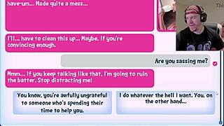 girl and boss baking, things go wrong.