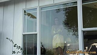 Tattooed Stepteen Feels Passion Scissoring Busty Milf Mother-In-Law