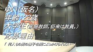 Cute 22-Year-Old Gets Cum On Face In Blowjob