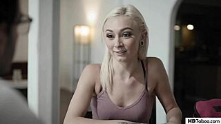 Blonde Chloe Temple Seduces Tutor with Big Tits Ass and Cum on Face