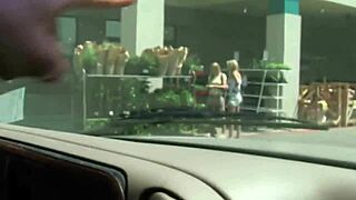 Two girls engage in blowbang, face fucking and banging in group threesome