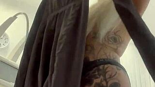 i tease by removing my clothes