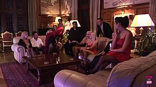 What Happens When a Brunette's Funeral Becomes a Wild Group Fuck?