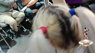 I’m Banging Andy Hot in a Sex Shop While Friends Watch