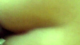 with my girlfriend bent over doggystyle ass