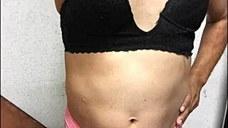 Cdzinha Limasp Masturbating with Lingerie and Fuck Dolls at Home