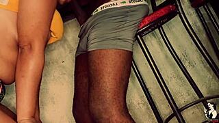 Chayenhy Sucks Black Lover's Big Cock Publicly At Construction Site