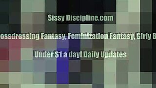 Mistress Forces Slave to Wear Panties and Whips Ass