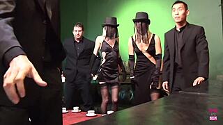 What Happens When a Brunette's Funeral Becomes a Wild Group Fuck?