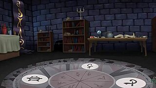 Cheshire And Artemis Finger Each Other In Cosplay Playtime!