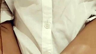 Sexy hotel receptionist gets seduced and fucked hard by a bold guest in steamy encounter.