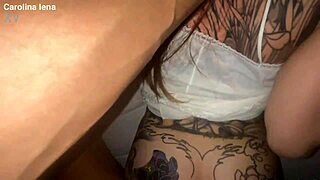 Nasty angel endures rough doggystyle and swallows cum