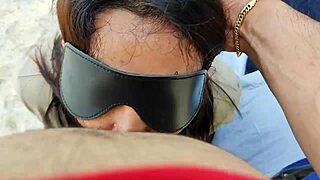 Pinay Gets Fucked on the Beach! Risky Public Outdoor Cum in Mouth!