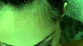 Candie Cross drops to knees for quick amateur facial blowjob