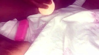 Ride that dildo in pussy and anal till creampie!