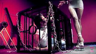 i tear her fishnet bodysuit to eat her sweet cunt and pound her