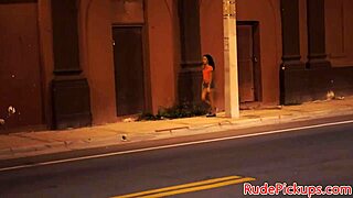 Petite teen picked up in public reality show