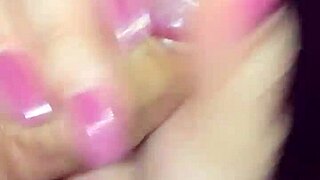 wife eagerly sucks and gives handjob to cock