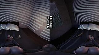 vr reality fucks harley quinn in anime style