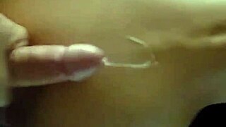 sexy latina girlfriend takes cumshot on back