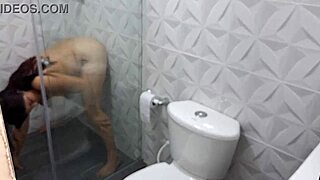 Amateur stepmother's surprise: She caught him gay boogying in the bathroom