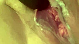 BBW milf masturbates to orgasm with her favorite toy!