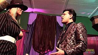 Sexy Brunette Milf And Girls Take Turns Bending Over For Cowgirl, Fingering, And Cumshot In Group Ffm