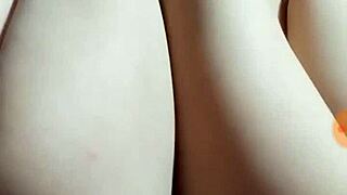 Teen 18+ Girl Masturbates in Detailed Close-Up