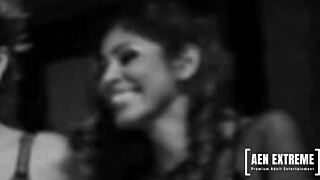 Free use fun at the local bar with sahara knite, isabel ice, lezley zen, keni styles, and steve hooper