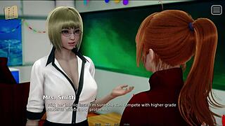 My bully lover dominates in wild game action