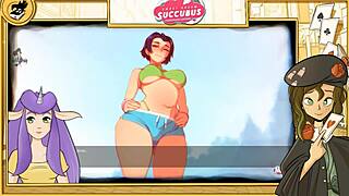 Sweet Dreams Succubus Part Eight: Succubus gives blowjobs and deepthroat for big tits orgasm and facial