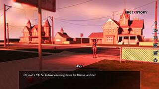 alex fingering latisha's ass in dreams of desire game