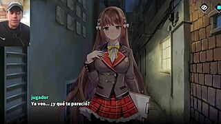 I'm Akane, hot girl in the city getting creampied in this anime hentai.