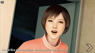 My horny girlfriend in anime hentai cartoon with friend