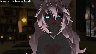 Reading lewd stories in vr. Pleasuring myself with vibrator for orgasm in real life.