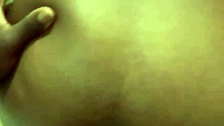 Big booty neighbor bent over and fucked at the stairs.